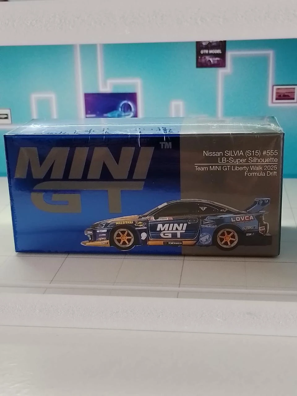 Mini GT 1/64 MGT1157 Nissan SIlvia (S15) #555 LB-Super Silhouette Formula Drift – photo 2